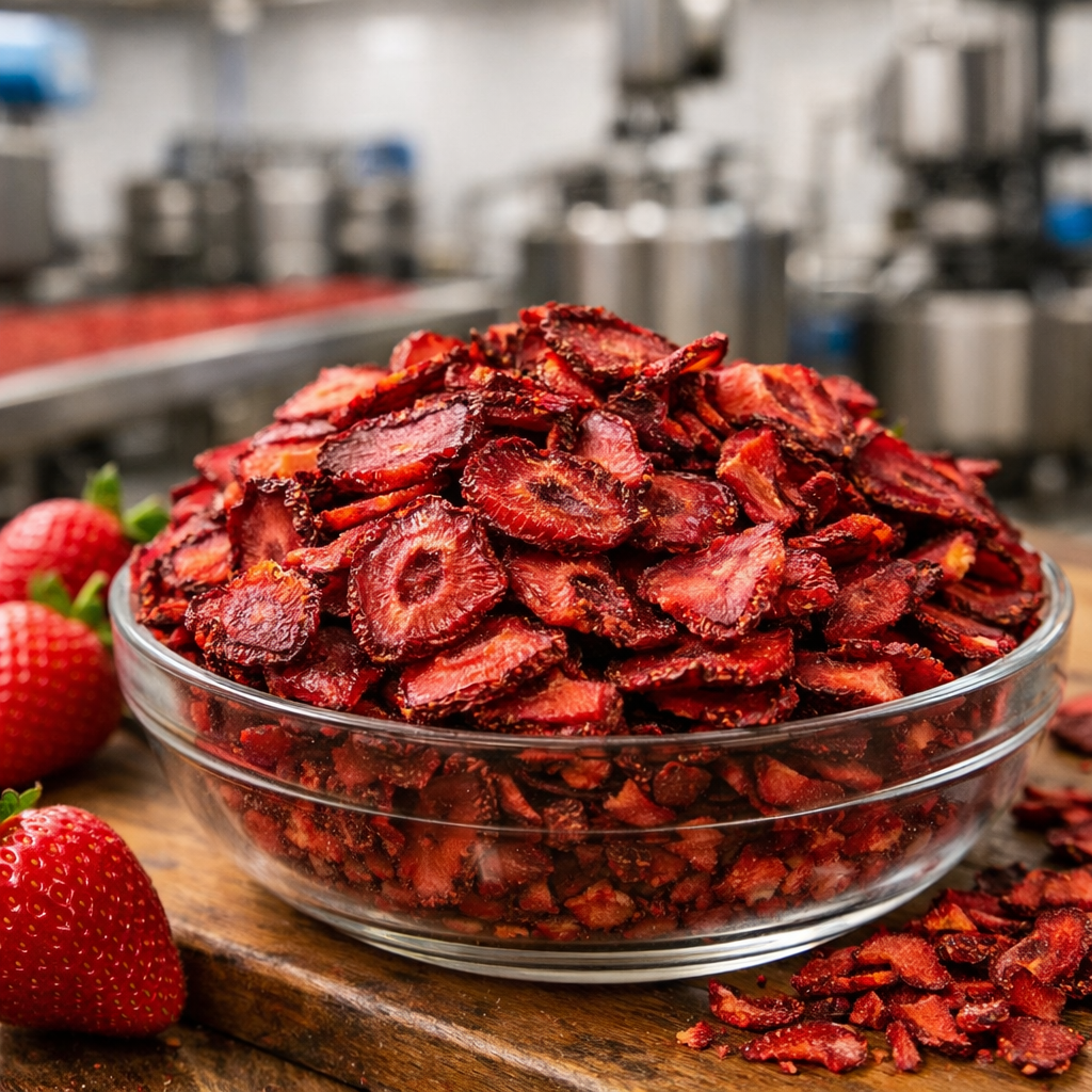 Dehydrated Strawberry flakes (100g)